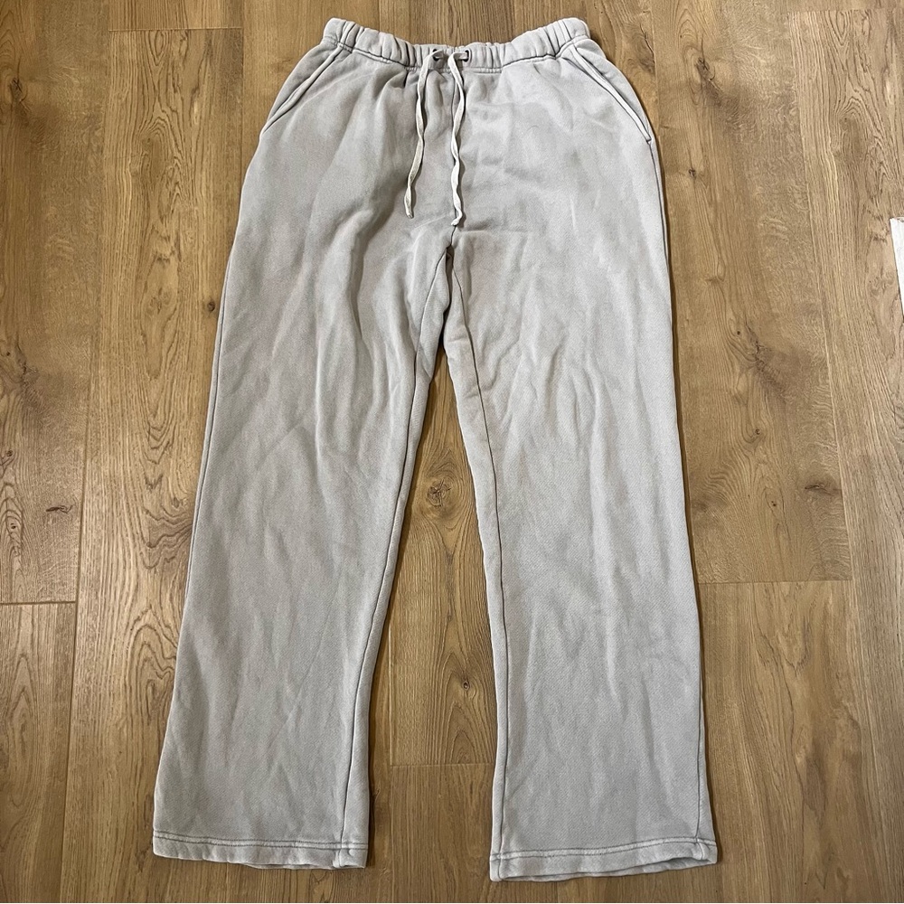 Elwood Light Gray Drawstring Sweatpants